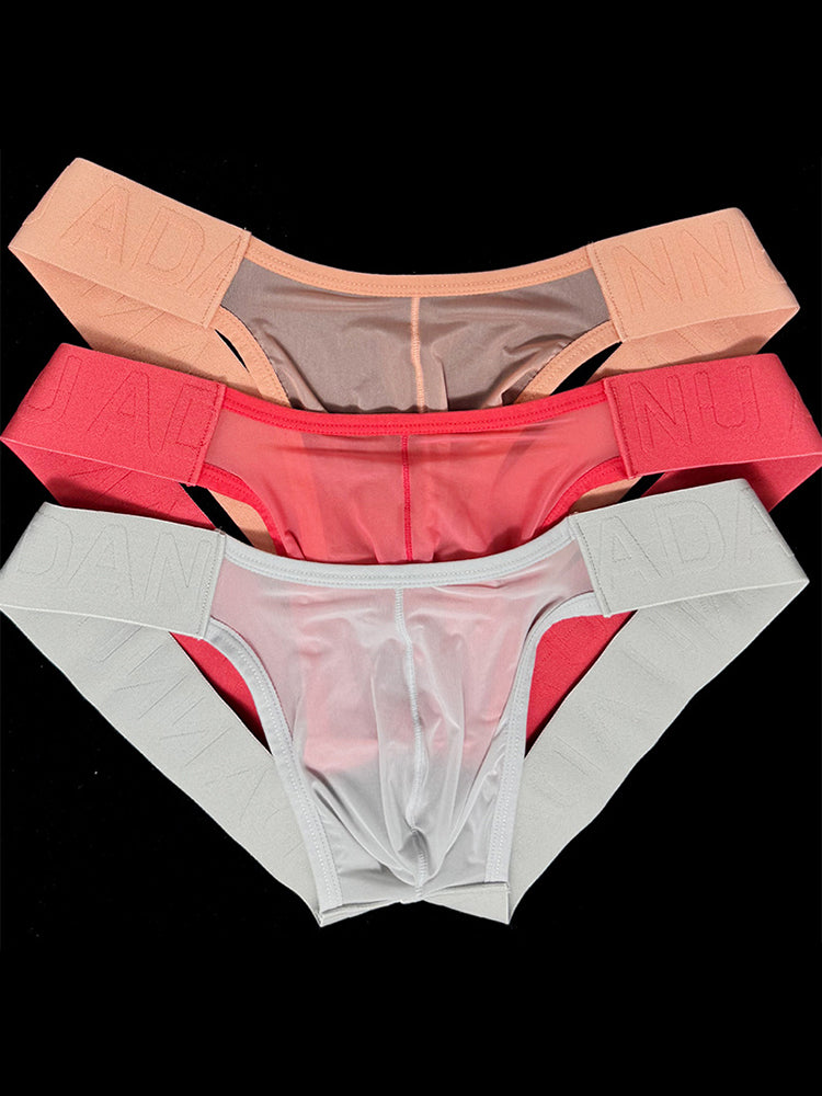 2 Pack Men's Sheer Elegance Comfy Waistband Stretch Fit Jockstrap | dmunderwear detail image 11