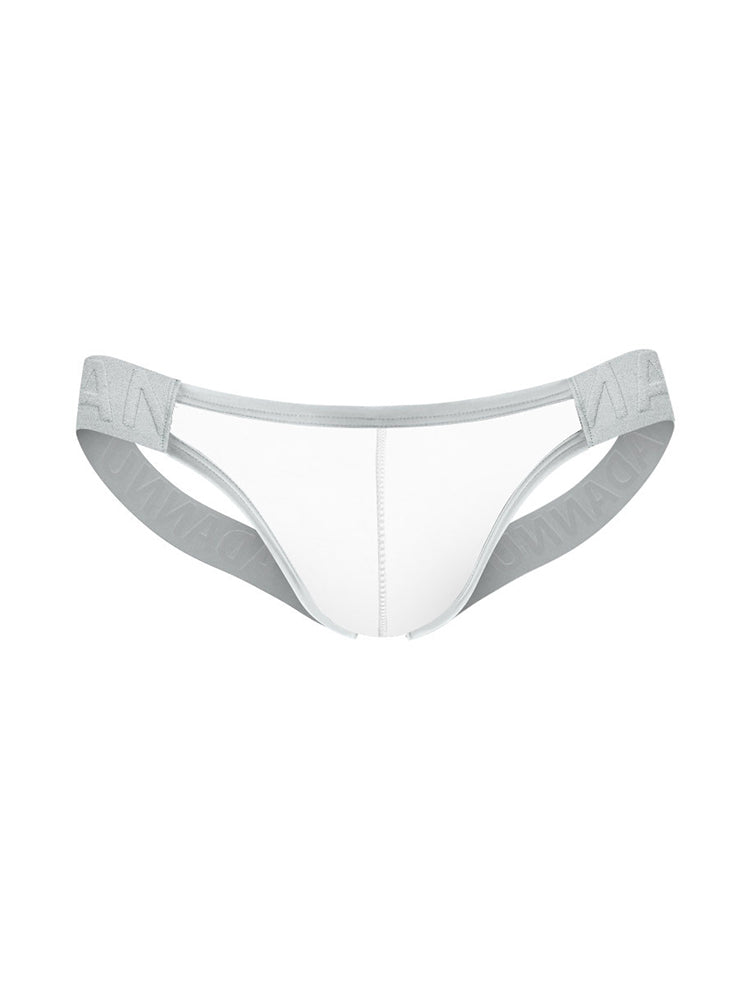 2 Pack Men's Sheer Elegance Comfy Waistband Stretch Fit Jockstrap | dmunderwear detail image 19