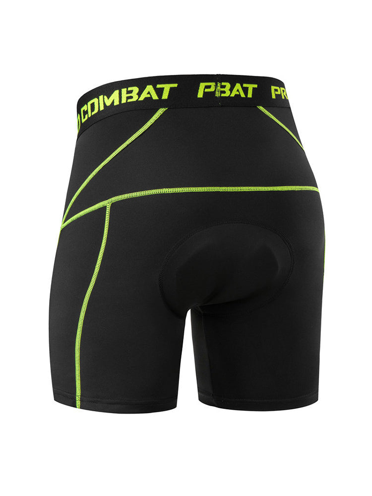 2 Pack Men's Shock-Absorbing Pad High-Stretch Sporty Activewear Tights | dmunderwear detail image 17