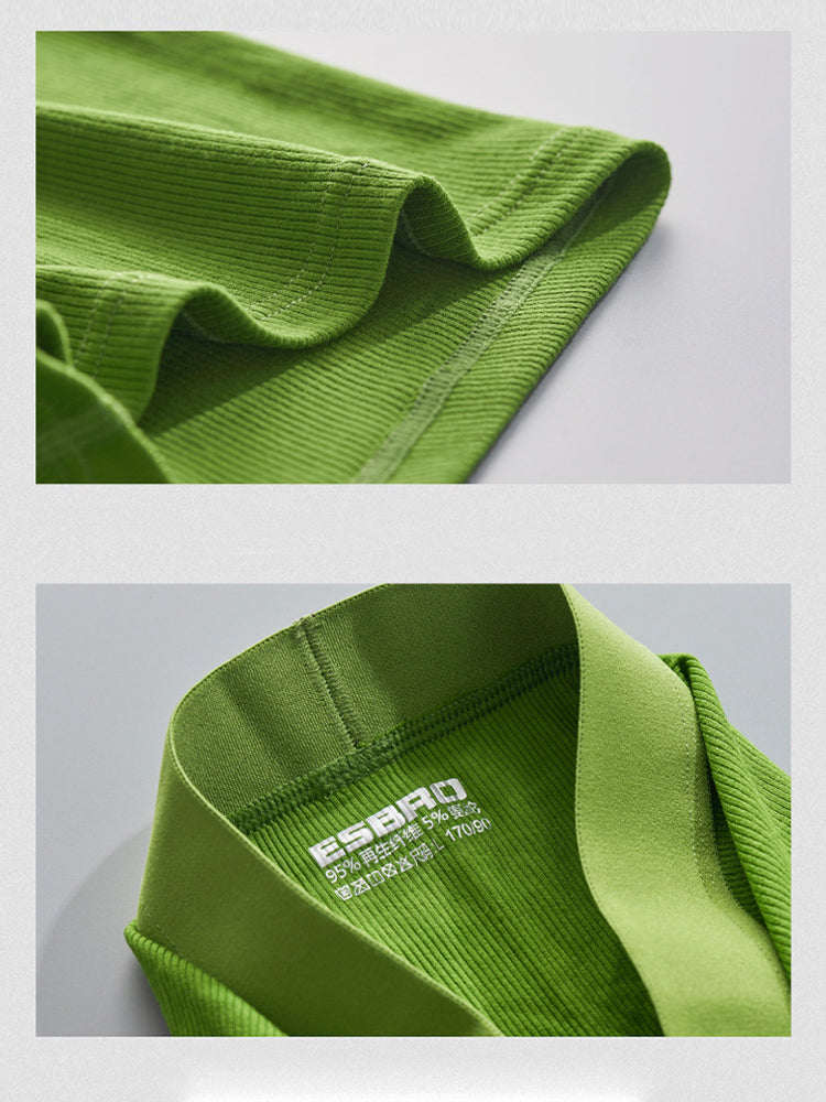 2 Pack Men's Single-Layer U-Pouch Ribbed Sweat-Absorbing Breathable Trunks | dmunderwear detail image 6