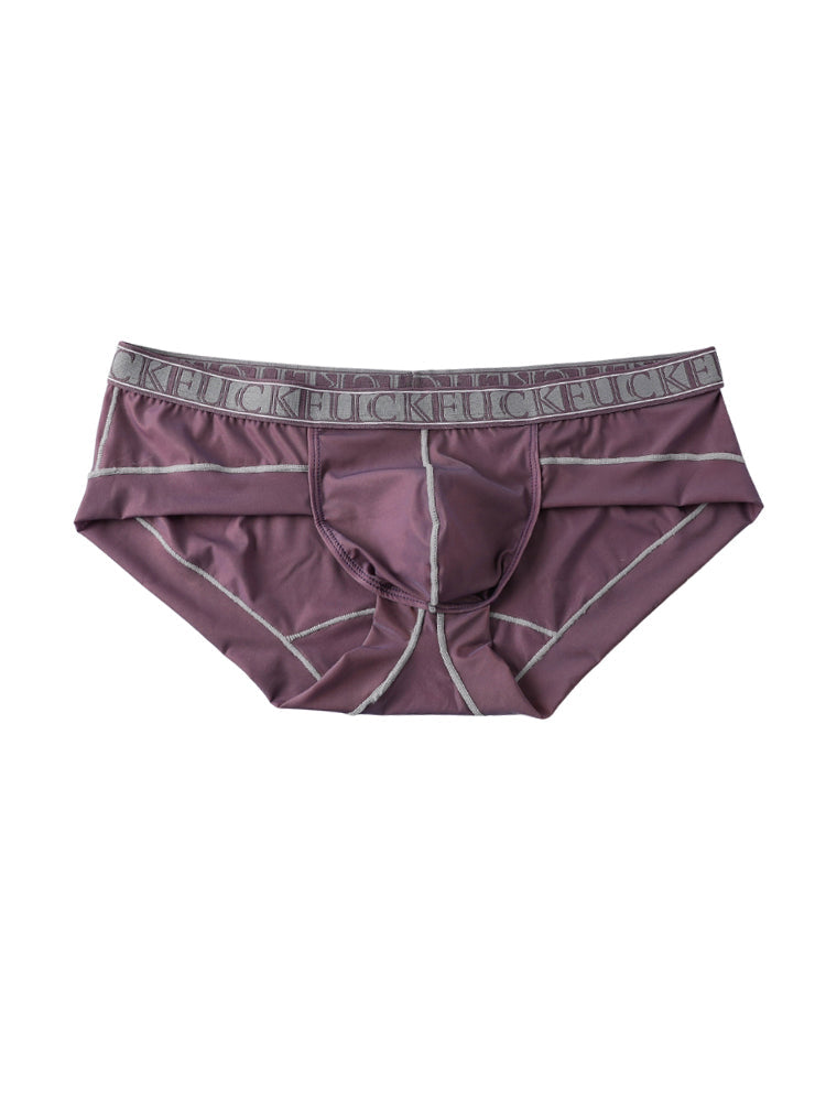 2 Pack Men's Ice-Silk Stretch Sports Briefs with 3D Pouch | dmunderwear