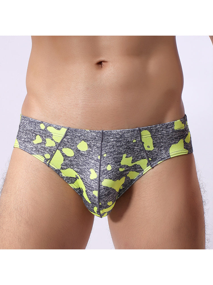 2 Pack Men's Camo Print U-Pouch Briefs | dmunderwear detail image 16
