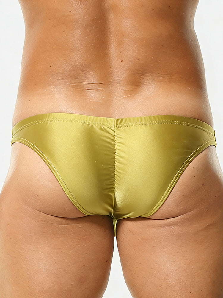 2 Pack Men's Slim Fit with U-Pouch Sexy Smooth Touch Briefs | dmunderwear detail image 4
