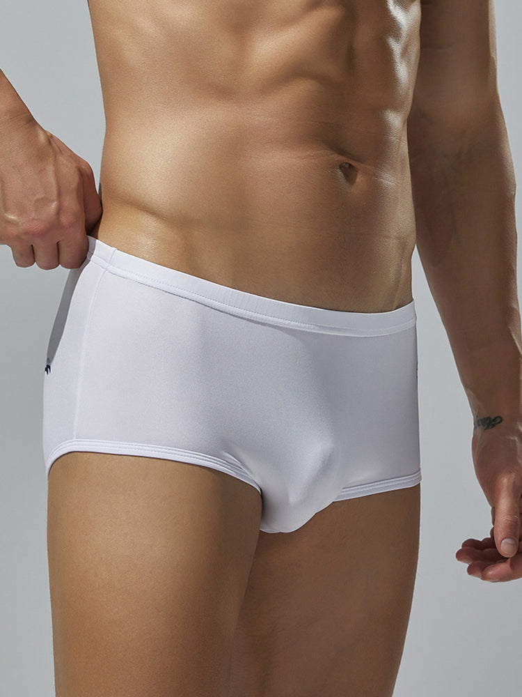 2 Pack Men's Smooth Touch Playful Prints Second-Skin Feel Trunks | dmunderwear detail image 11