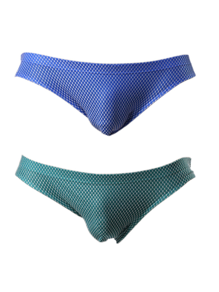 2 Pack Men's Soft-Touch Daily Stretch Solid Color Stay-Put Fit Briefs | dmunderwear detail image 12