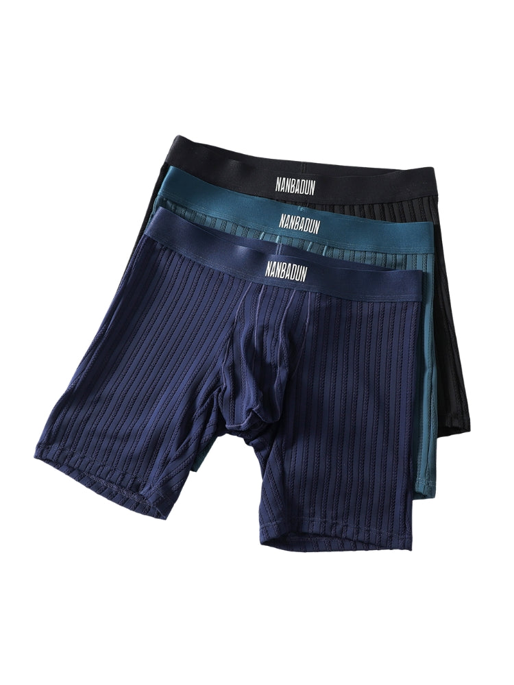 2 Pack Men's Soft-Touch Waistband Movement-Friendly Stretch Fit Boxer Briefs | dmunderwear detail image 10