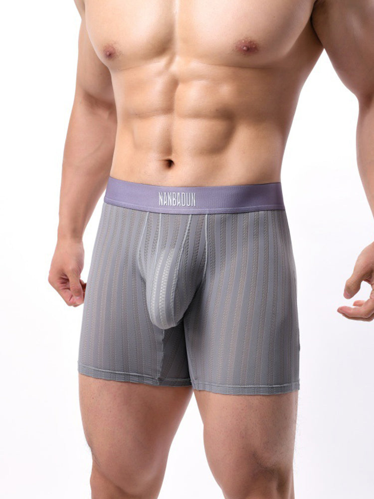 2 Pack Men's Soft-Touch Waistband Movement-Friendly Stretch Fit Boxer Briefs | dmunderwear detail image 6