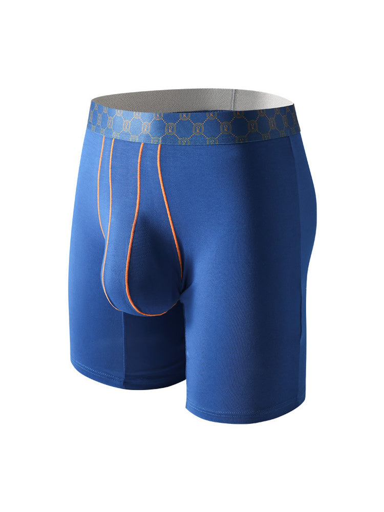 2 Pack Men's Solid Color Anti-Chafing Comfy Waistband Stretch Fit Midway Briefs | dmunderwear detail image 10