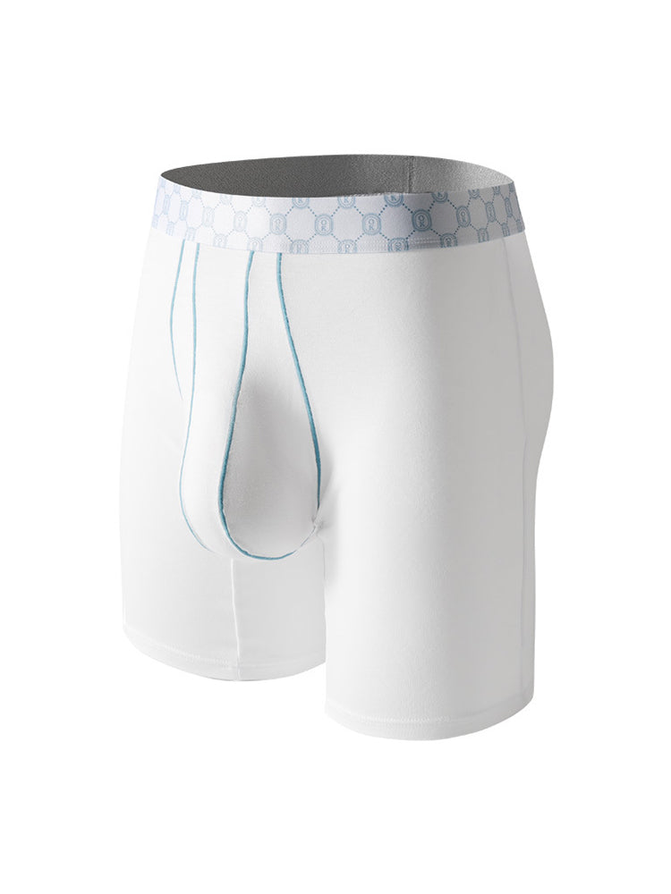 2 Pack Men's Solid Color Anti-Chafing Comfy Waistband Stretch Fit Midway Briefs | dmunderwear detail image 13