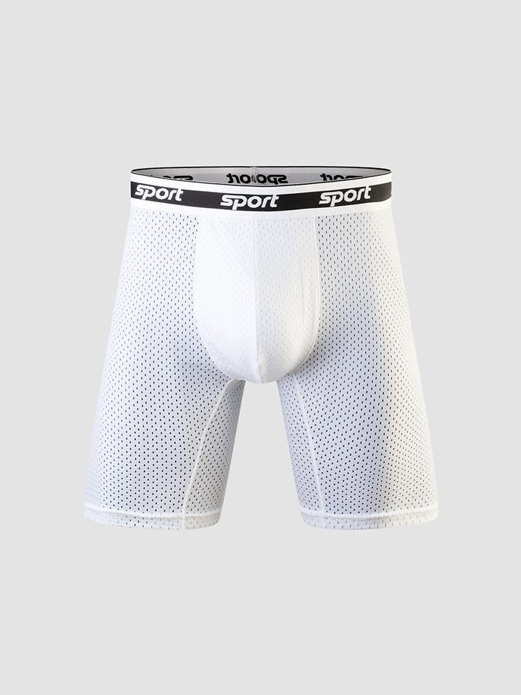 2 Pack Men's Solid Color Breathable Mesh Comfortable Midway Briefs | dmunderwear detail image 12
