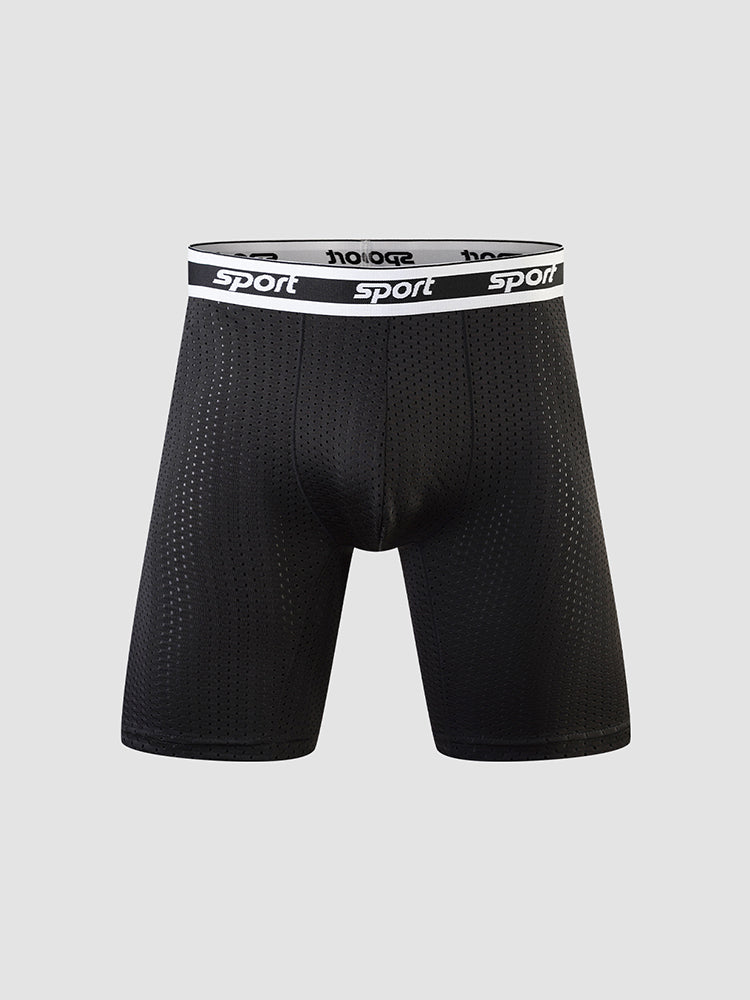 2 Pack Men's Solid Color Breathable Mesh Comfortable Midway Briefs | dmunderwear detail image 13