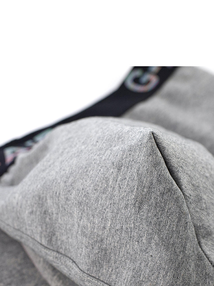 2 Pack Men's Solid Color Bullet Separated U-Pocket Plush Boxer Briefs | dmunderwear detail image 5