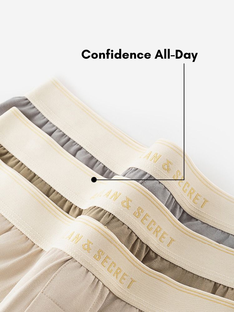 2 Pack Men's Solid Color Seamless Comfort Mid-Rise Home Shorts | dmunderwear detail image 10