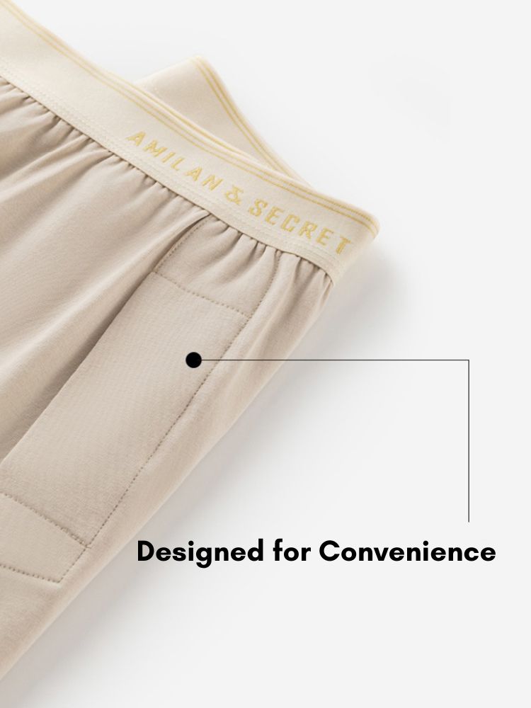 2 Pack Men's Solid Color Seamless Comfort Mid-Rise Home Shorts | dmunderwear detail image 4