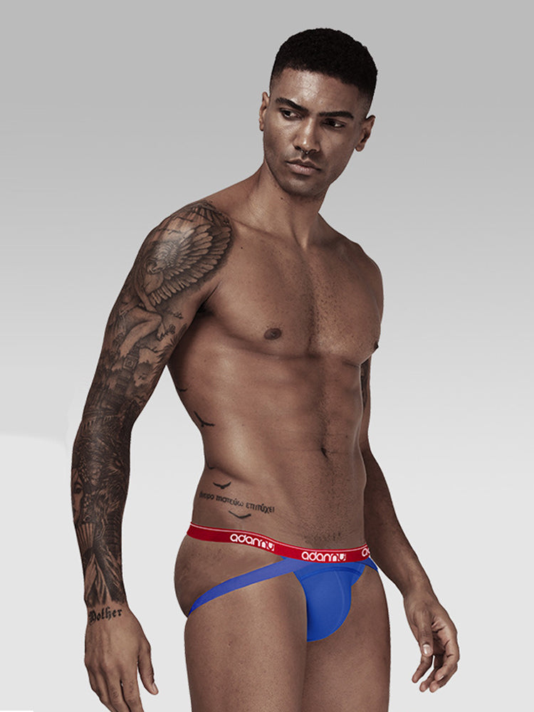 2 Pack Men's Seamless Comfort Stretch Fabric Cooling Touch Breathable Jockstrap | dmunderwear detail image 9