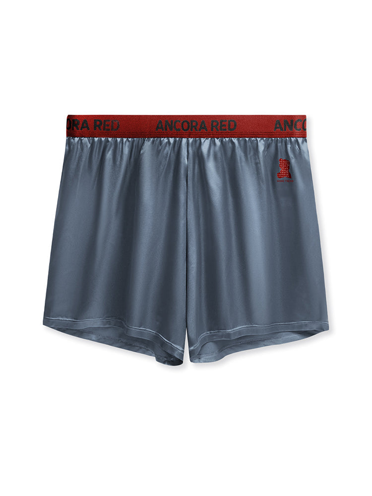 2 Pack Men's Solid Lounge Casual Boxers | dmunderwear detail image 10