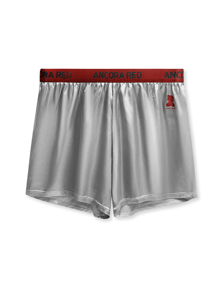 2 Pack Men's Solid Lounge Casual Boxers | dmunderwear detail image 11