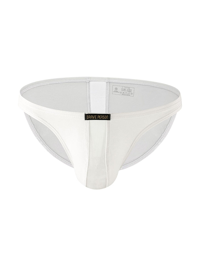 2 Pack Men's Solid Sexy Low-Rise Briefs | dmunderwear