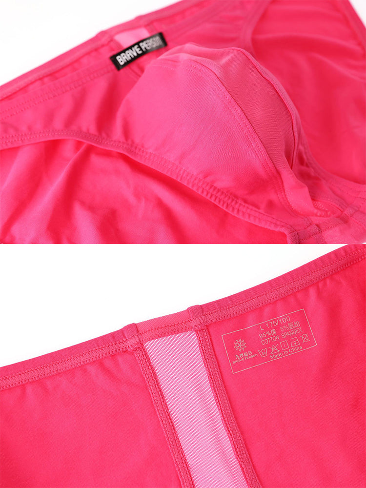 2 Pack Men's Solid Sexy Low-Rise Briefs | dmunderwear detail image 18