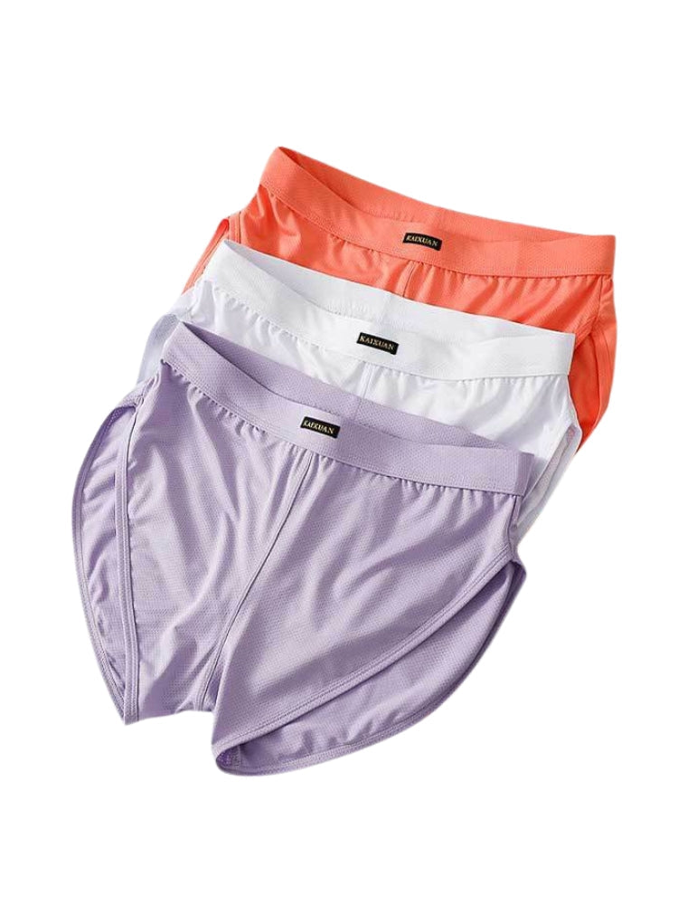 2 Pack Men's Sport with Detachable Pouch Quick-Dry Mesh Side Vent Activewear Shorts | dmunderwear detail image 11
