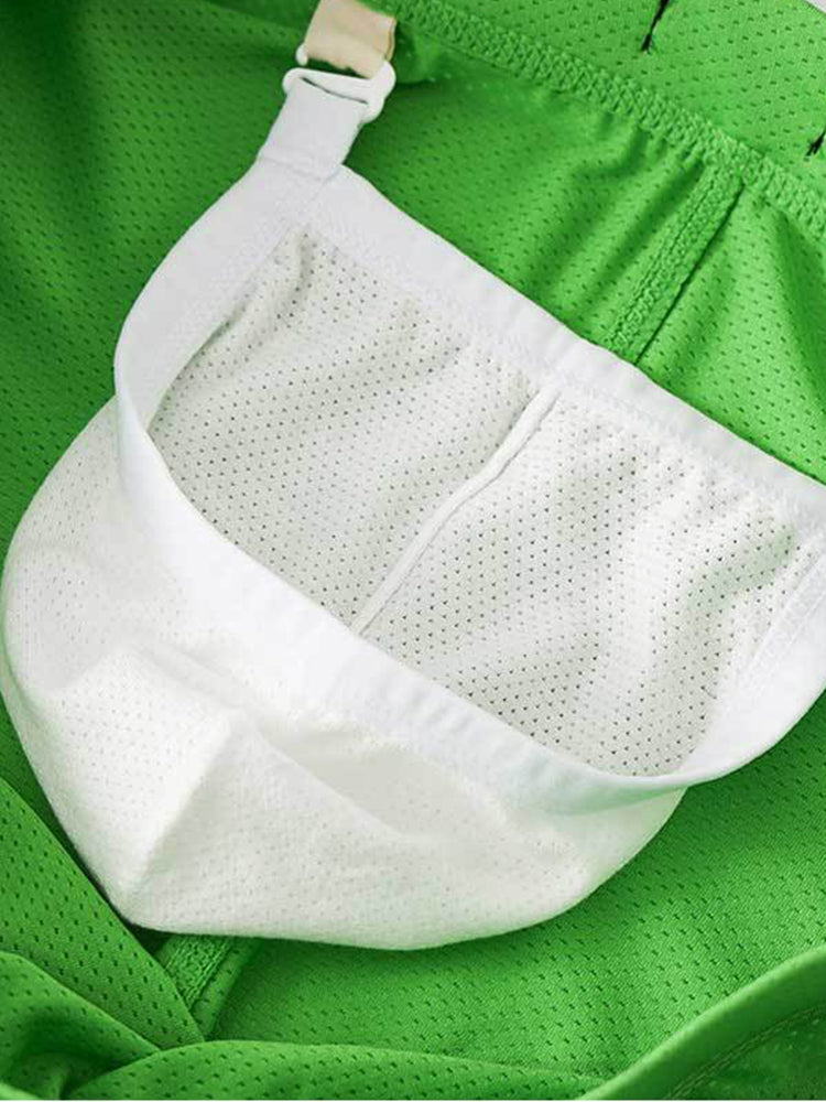 2 Pack Men's Sport with Detachable Pouch Quick-Dry Mesh Side Vent Activewear Shorts | dmunderwear detail image 18