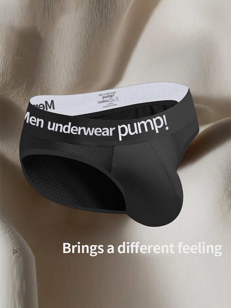 2-pack Men's Sports Mesh Breathable Briefs | dmunderwear detail image 5