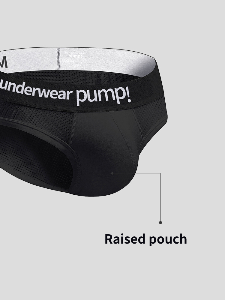 2-pack Men's Sports Mesh Breathable Briefs | dmunderwear detail image 9