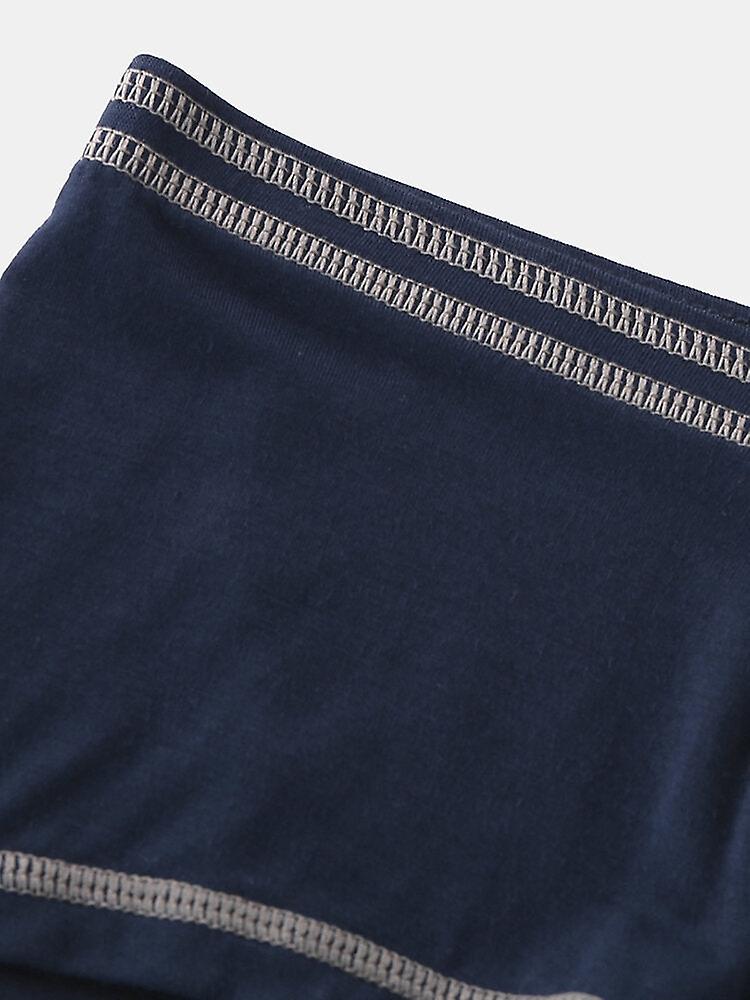 2 Pack Men's Sporty Breathable U Convex Pouch Trunks | dmunderwear detail image 15