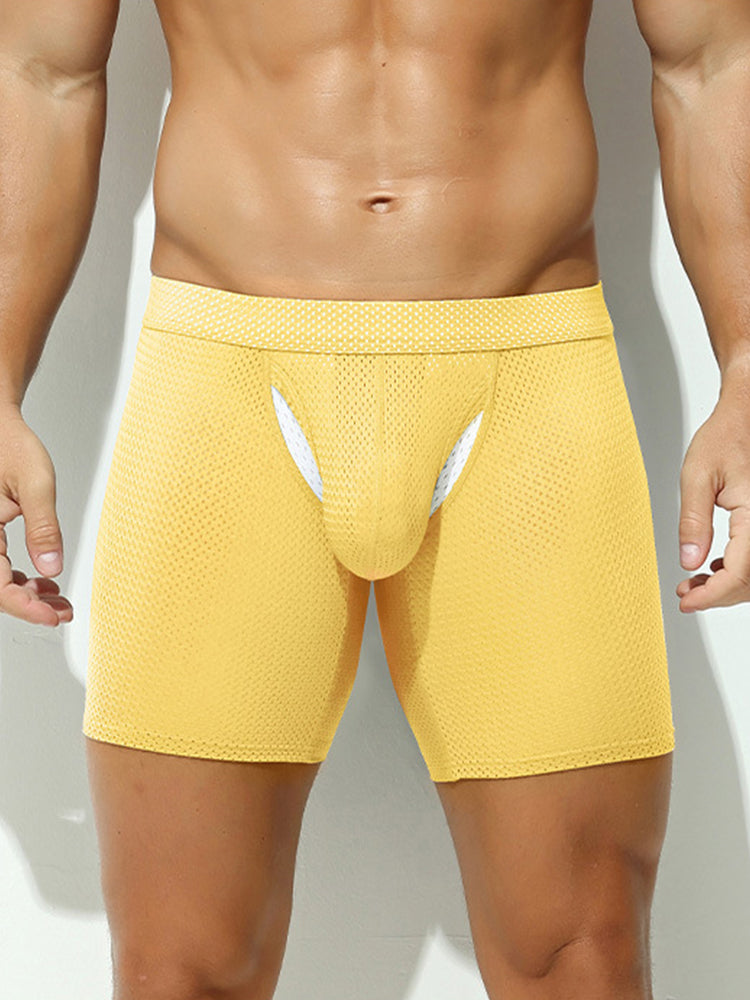 2 Pack Men's Sporty Cut Anti-Chafing Breathable Stretch Fit Midway Briefs | dmunderwear detail image 13