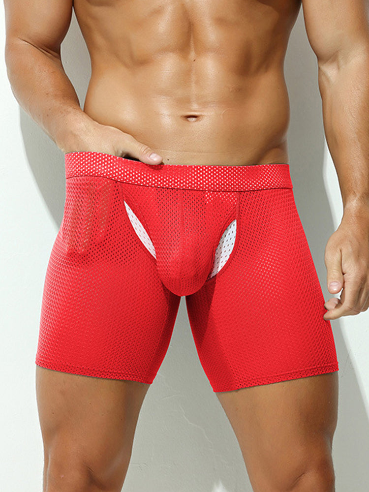 2 Pack Men's Sporty Cut Anti-Chafing Breathable Stretch Fit Midway Briefs | dmunderwear detail image 15