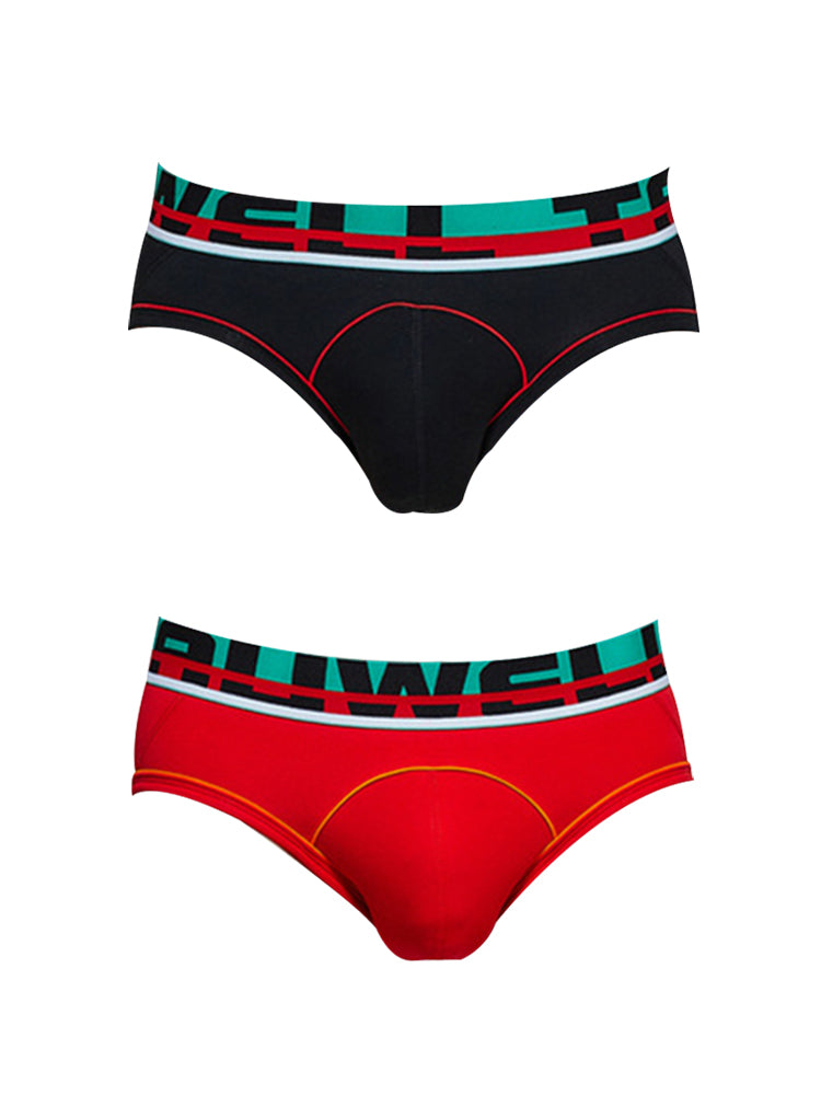2 Pack Men's Sporty Cut Odor-Control Day-Long Comfort Snug Fit Briefs | dmunderwear detail image 17