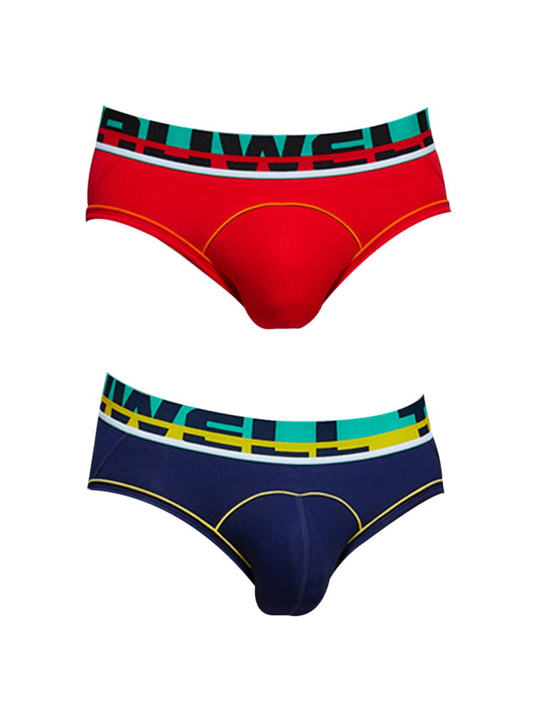 2 Pack Men's Sporty Cut Odor-Control Day-Long Comfort Snug Fit Briefs | dmunderwear detail image 7