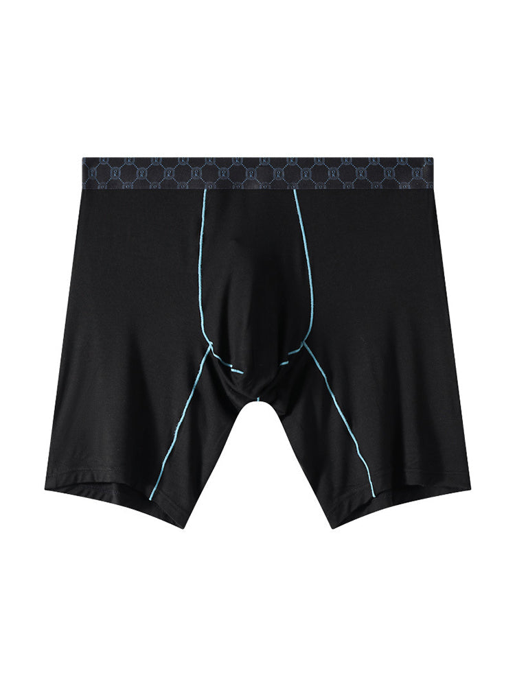 2 Pack Men's Stretch Fabric Full Coverage Anti-Chafing Soft Midway Briefs | dmunderwear detail image 13