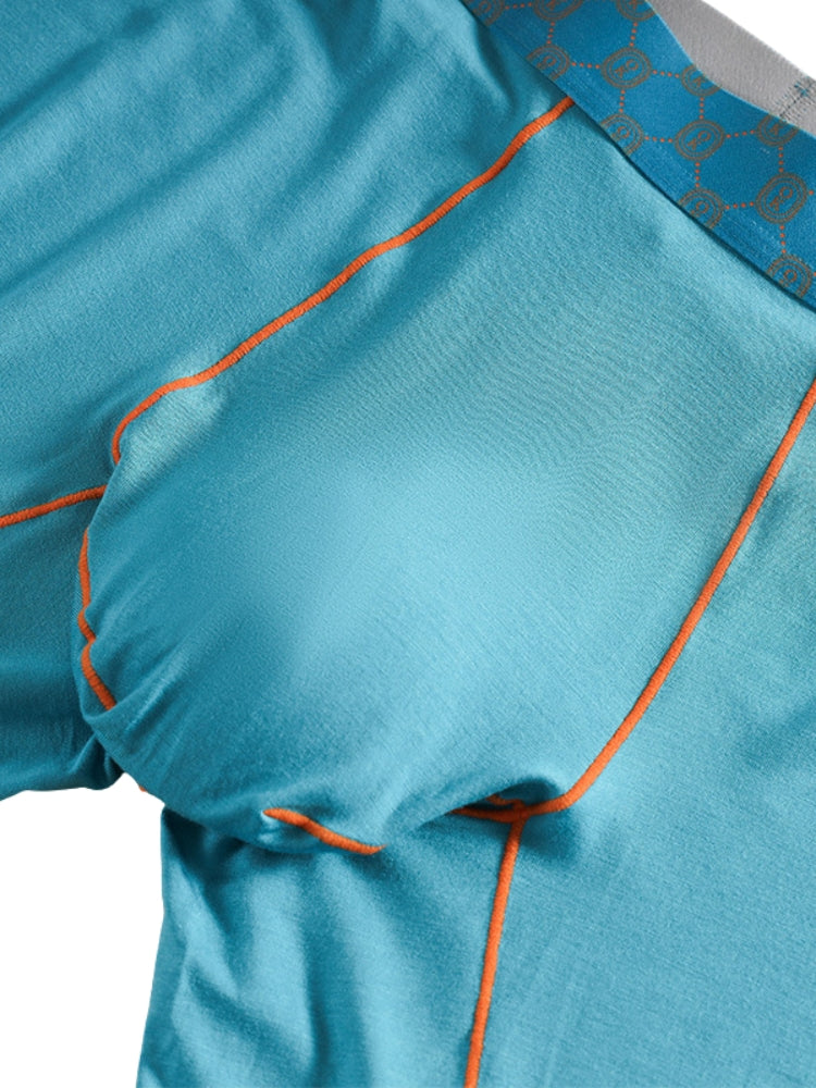 2 Pack Men's Stretch Fabric Full Coverage Anti-Chafing Soft Midway Briefs | dmunderwear detail image 4