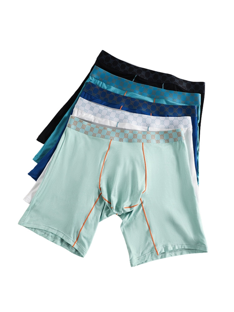 2 Pack Men's Stretch Fabric Full Coverage Anti-Chafing Soft Midway Briefs | dmunderwear detail image 6