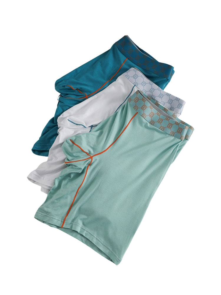 2 Pack Men's Stretch Fabric Full Coverage Anti-Chafing Soft Midway Briefs | dmunderwear detail image 8