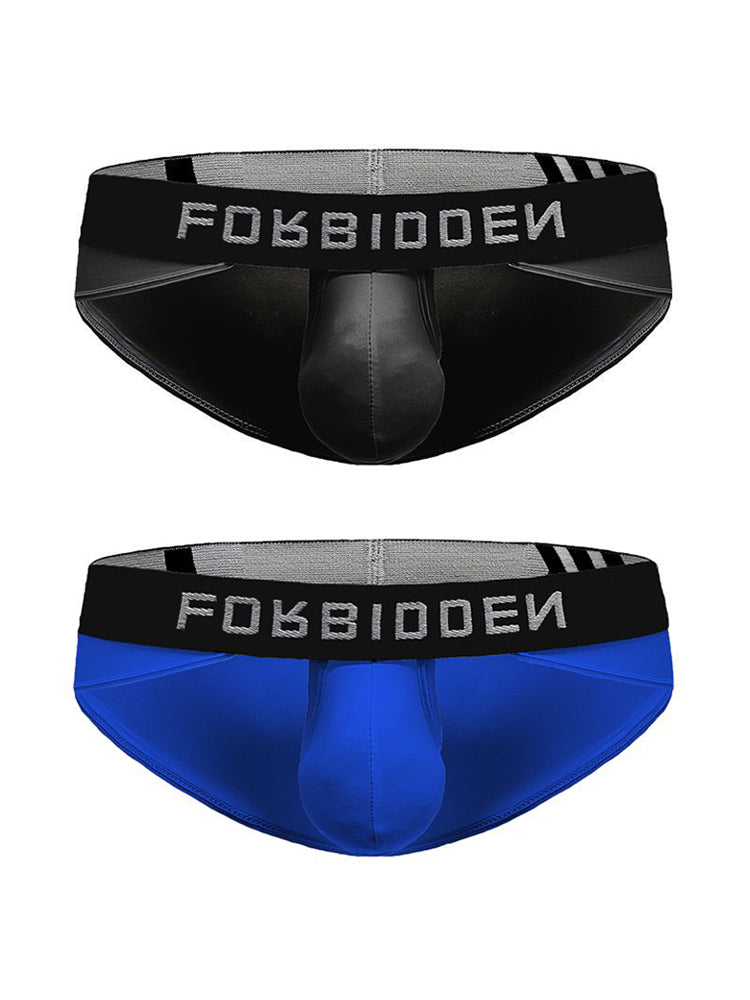 2 Pack Men's Stretchy & Breathable with Supportive Pouch Seamless Bikini | dmunderwear detail image 10