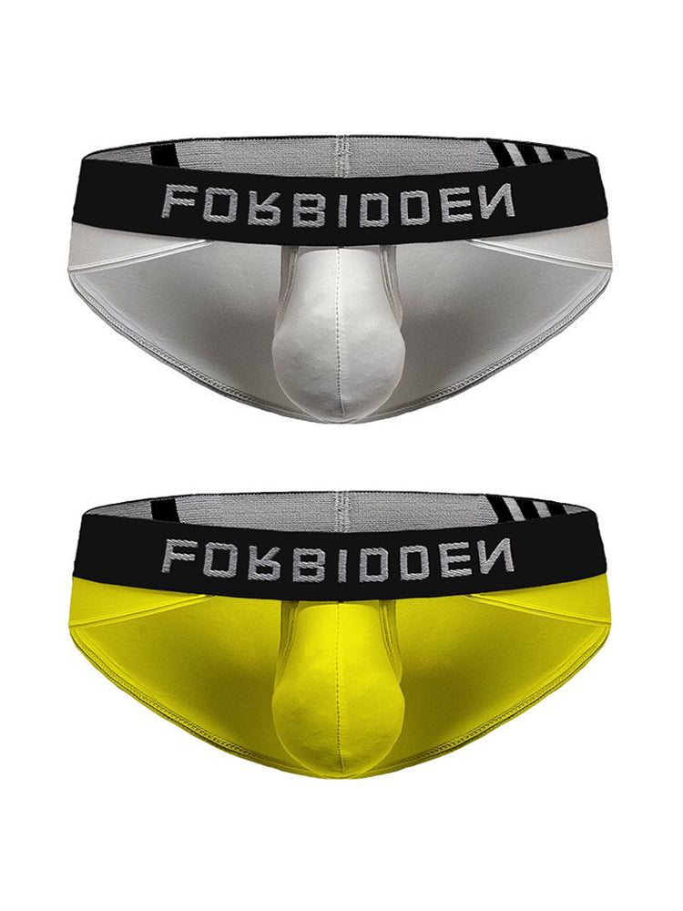 2 Pack Men's Stretchy & Breathable with Supportive Pouch Seamless Bikini | dmunderwear detail image 11
