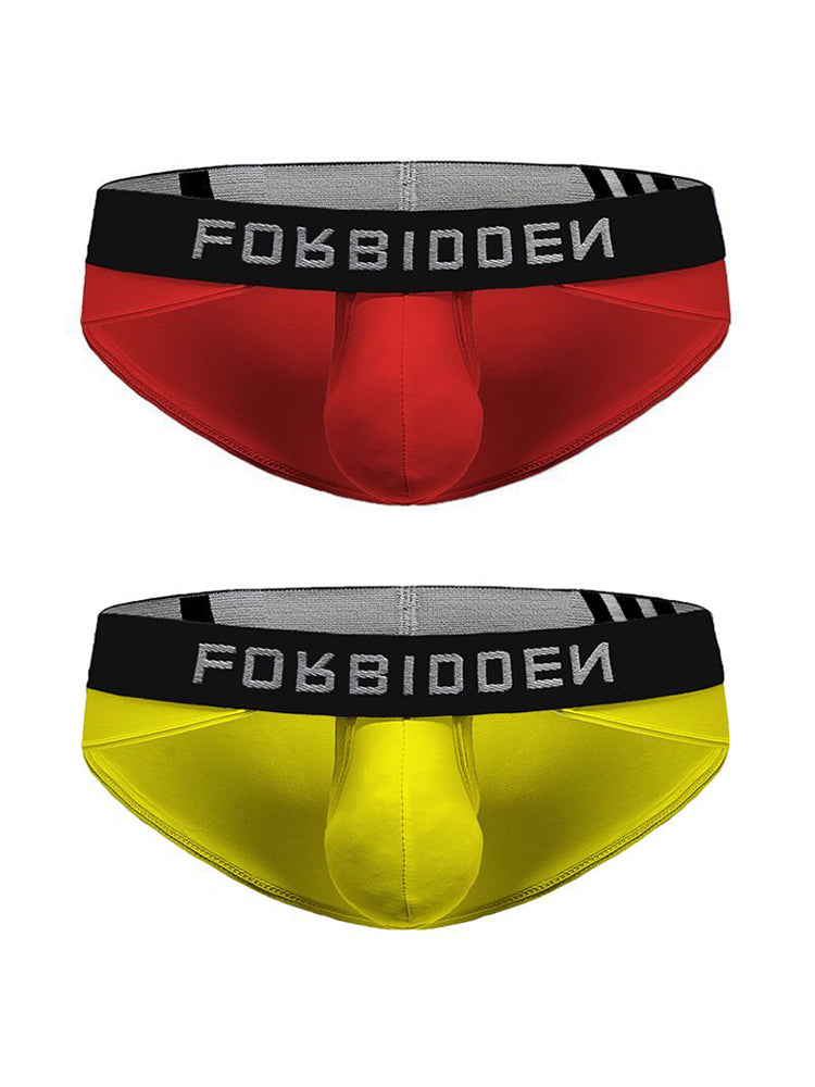 2 Pack Men's Stretchy & Breathable with Supportive Pouch Seamless Bikini | dmunderwear detail image 6