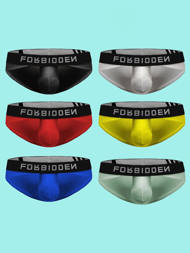 2 Pack Men's Stretchy & Breathable with Supportive Pouch Seamless Bikini | dmunderwear detail image 8