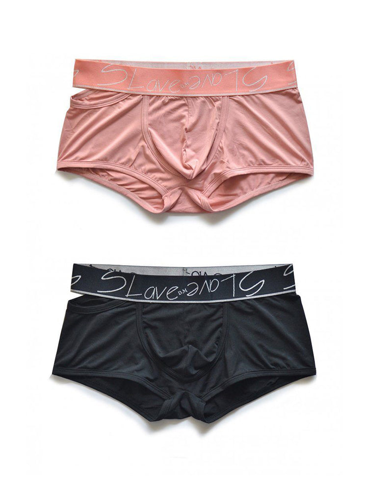 2 Pack Men's Stylish Breathable Modal Sports Trunks | dmunderwear detail image 2