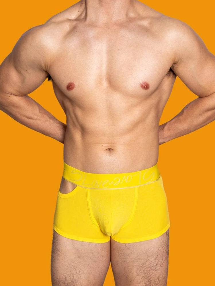 2 Pack Men's Stylish Breathable Modal Sports Trunks | dmunderwear detail image 3