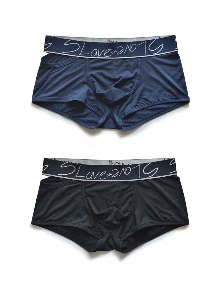 2 Pack Men's Stylish Breathable Modal Sports Trunks | dmunderwear detail image 7