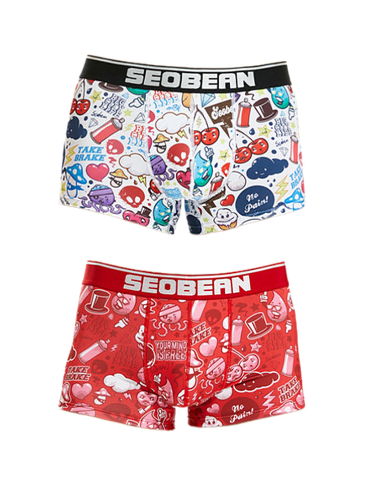 2 Pack Men's Supportive Pouch Anti-Chafing Comfy Waistband Soft Trunks | dmunderwear detail image 2