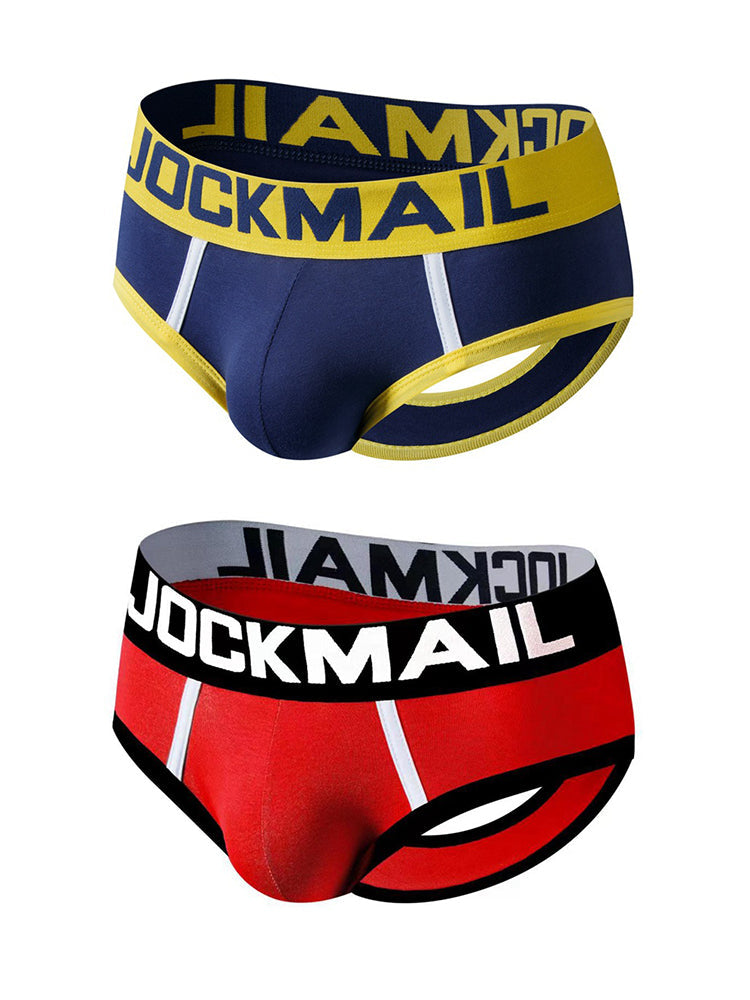 2 Pack Men's Supportive Pouch Cooling Airflow Firm Support Sporty Cut Jockstraps | dmunderwear detail image 2