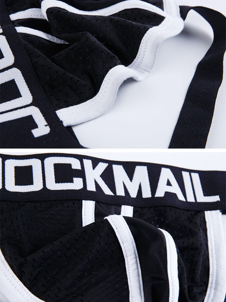 2 Pack Men's Supportive U-Pouch Day-Long Comfort Chafe-Free Design Jockstraps | dmunderwear detail image 13
