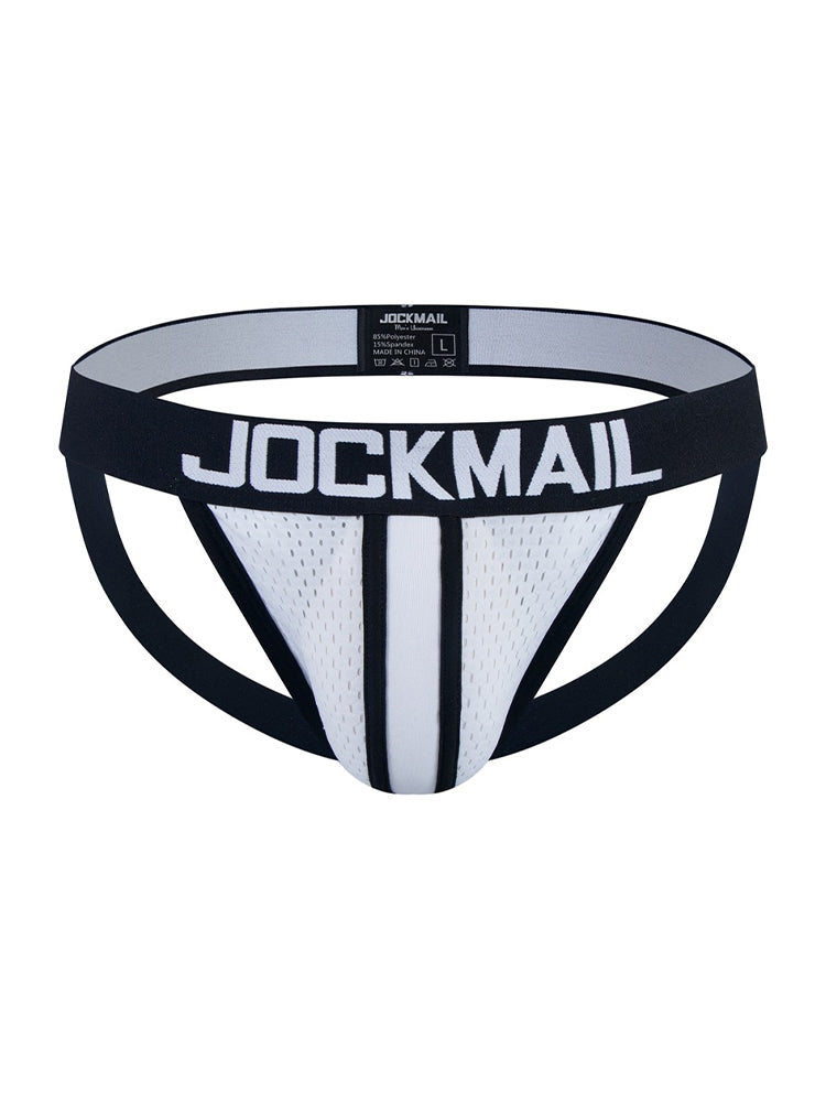 2 Pack Men's Supportive U-Pouch Day-Long Comfort Chafe-Free Design Jockstraps | dmunderwear detail image 19