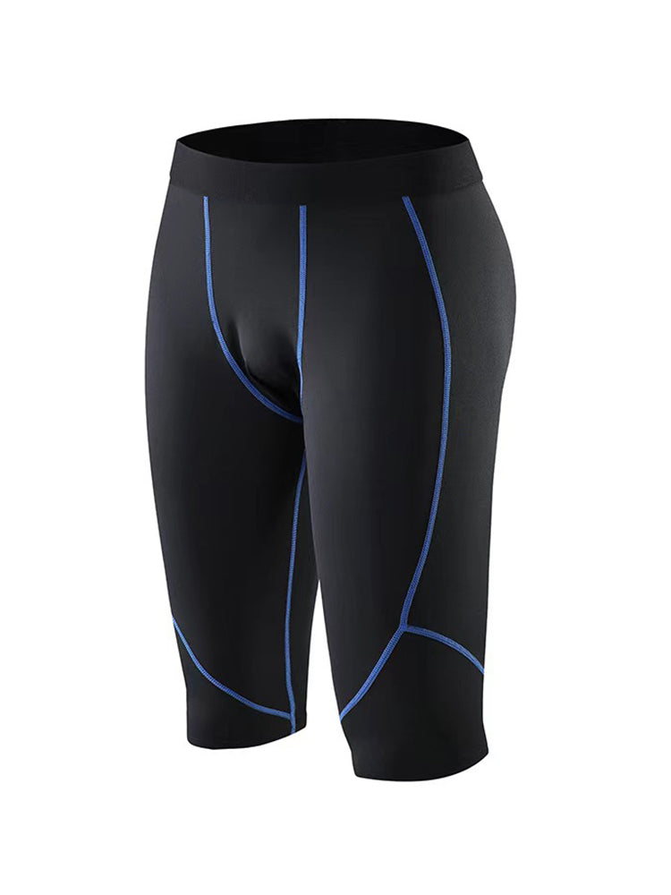 2 Pack Men's Sweat-Wicking Quick-Dry Muscle-Hugging Fit Activewear Tights | dmunderwear detail image 10