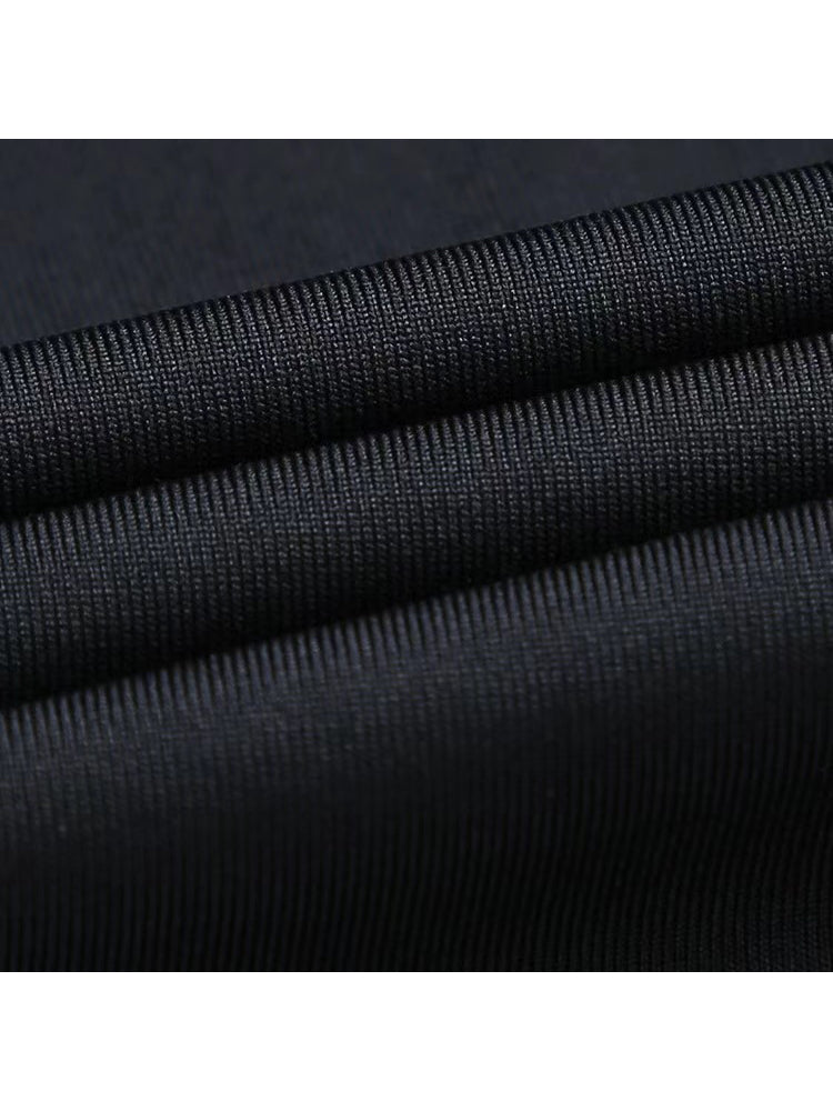 2 Pack Men's Sweat-Wicking Quick-Dry Muscle-Hugging Fit Activewear Tights | dmunderwear detail image 8