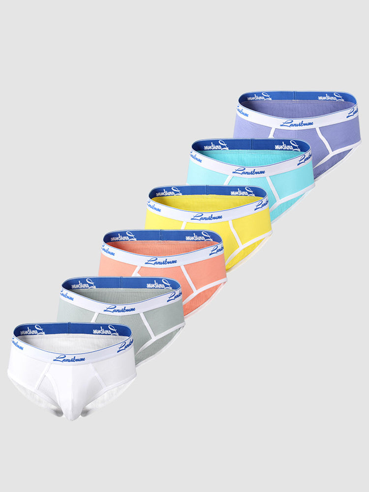 2 Pack Men's Thread Cotton Pouch Briefs | dmunderwear detail image 11